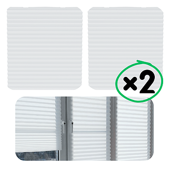 2 жалюзі IKEA SCHOTTIS Набір із 2 предметів 202.422.82 Білі
