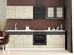Кухня ЕКО НОВА комплект №4 2,6 м Зі стільницею