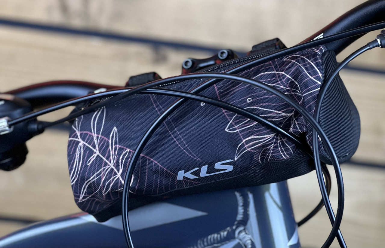 Cумка для велосипеда велосумка на кермо KLS Roller flowers, фото 1