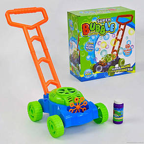 Дитяча каталка "Газонокосарка" з мильними бульбашками  Babble World 005, різнокольоровий, фото 1