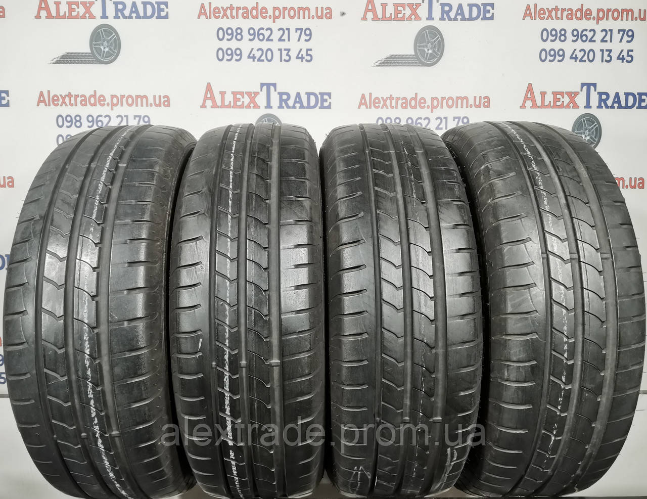 195/60 R16 Goodyear EfficientGrip літні шини б/у, фото 1