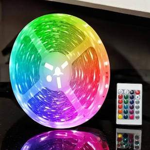 Стрічка світлодіодна силіконова 5м IP67 RGB