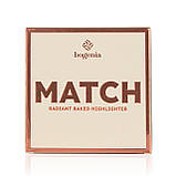 BG671 Запечений хайлайтер MATCH Radiant Baked Highlighter Bogenia №02, фото 4