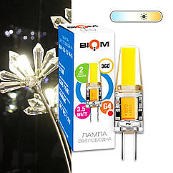 Світлодіодна лампа Biom G4 3.5 W 1507 4500 K AC/DC12