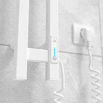 Електрична рушникосушарка Laris Зебра Дует ЧФ3 80 х 1200 Е (підкл. справа) R3, фото 5