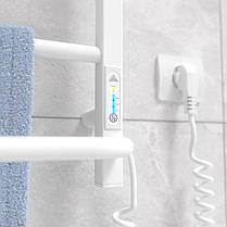 Електрична рушникосушарка Laris Зебра Комфорт ЧФ8 500 х 800 Е (підкл. справа) R3, фото 5