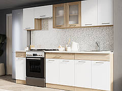 Кухня ЕКО НОВА комплект №6 2,5 м/2,6 м Зі стільницею