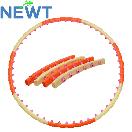 Обруч з магнітними кульками масажний обруч хулахуп Newt Magnet Massage Hoop NE-F-50 діаметр 105 см вага 1,2 кг, фото 1