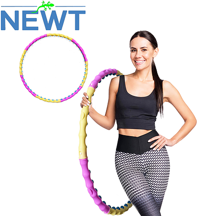 Обруч з магнітними кульками масажний обруч хулахуп Newt Magnet Massage Hoop NE-F-52 діаметр 105 см вага 1,2 кг, фото 1