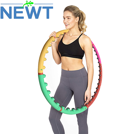 Обруч із магнітними кульками масажний обруч хулахуп Newt Massage Hoop NE-F-51 діаметр 105 см вага 1,28 кг, фото 1