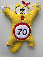 Іграшка кіт Саймон в автомобіль на присосках