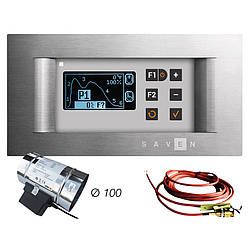 Автоматичний оптимізатор горіння SAVEN AutoBurn GR-100 з датчиком відкриття дверцят