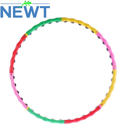 Обруч із магнітними кульками масажний обруч хулахуп Newt Massage Hoop NE-1-08 діаметр 105 см вага 1,2 кг, фото 1