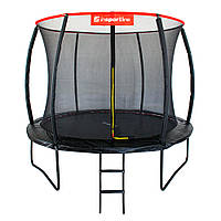 Батут inSPORTline Flea з внутрішньою сіткою 244 см чорний