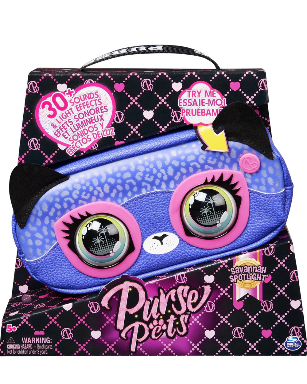 Інтерактивна сумочка на пояс Гепард Purse Pets Savannah Spotlight Belt Bag, фото 1