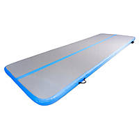 Надувний гімнастичний килимок Airtrack Spartan Air Matte 300x100x10 см синій
