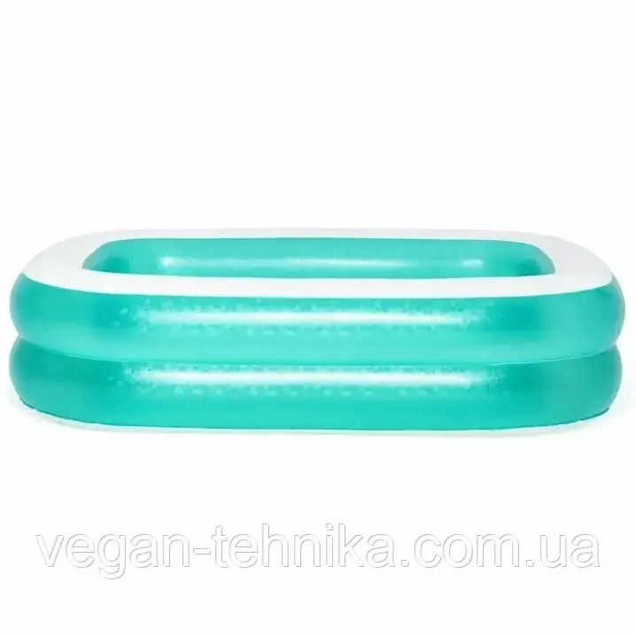 Басейн надувний прямокутний Bestway 54005, 201 x 150 x 51 см, фото 1