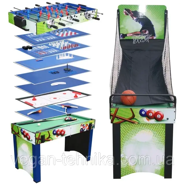 Ігровий стіл 13в1 WORKER Supertable II, фото 1