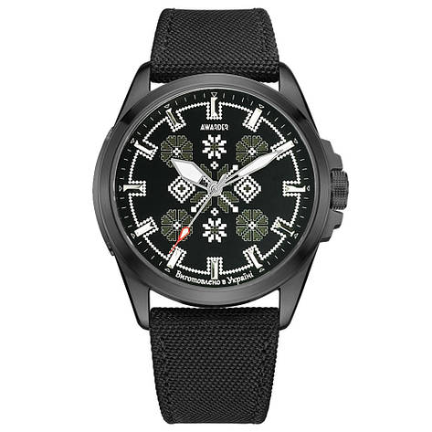 Awarder Embroidery Black-Army Green Black Battery 10ATM, фото 1