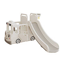 Дитяча гірка 2в1  inSPORTline Karosino - Білий