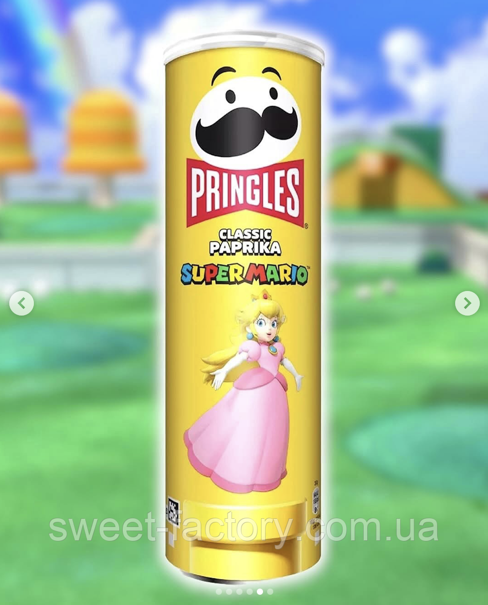 Чіпси Pringles Super Mario Classic Paprika 165g, фото 1