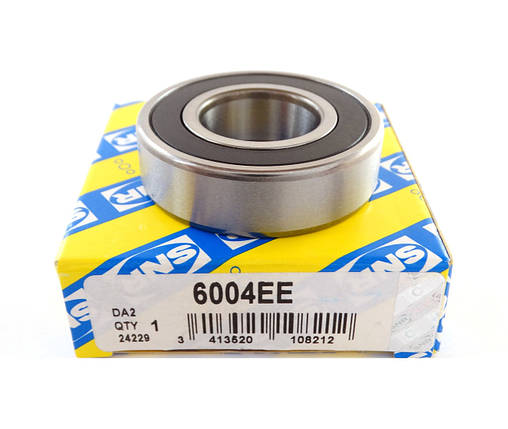 Підшипник 6004 2RS SNR Франція (позначення за SNR - 6004 EE), фото 1