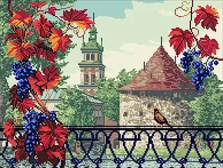 Вишивка бісером (Пейзажі)