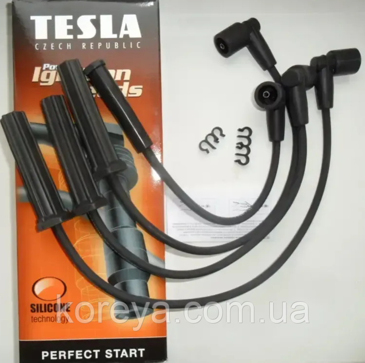 Дроти запалювання високовольтні Ланос 1.5, Авео 1.5 Tesla T699B, 96305387, фото 1