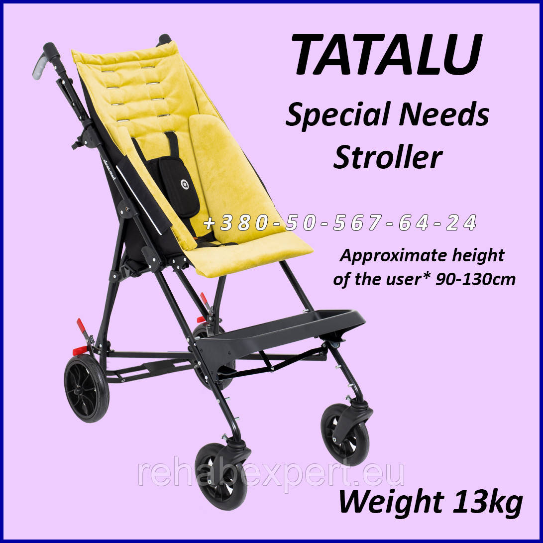 Спеціальна прогулянкова коляска для дітей із ДЦП TATALU Special Needs Stroller