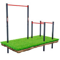 Вуличний турнік для підтягувань із брусами K-SPORT KSOZ004 - багатофункціональний спортивний комплекс для дому