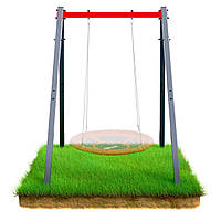 Каркас для гойдалки K-SPORT КSОZ016, 164 х 140 х 206 см - червоно-сірий