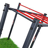 Горизонтальна драбина з турніком для підтягувань K-Sport KSOZ009 - вуличний тренажер для Street Workout, фото 6