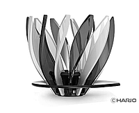 HARIO V60 02 Suiren 02 Black & White Пуровер для заварювання кави
