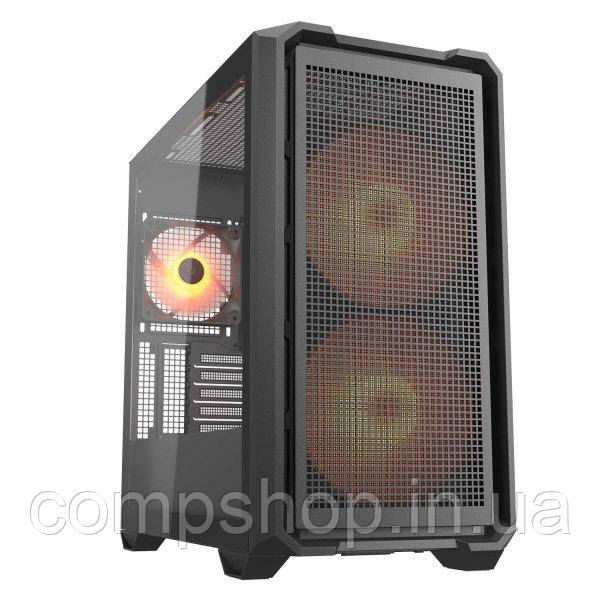 Корпус Midi-Tower без БЖ  Cougar MX600 Mini RGB, 2*160 mm ARGB Fan Pre-installed, Type C x 1, USB3.0 x2, Audio, фото 1