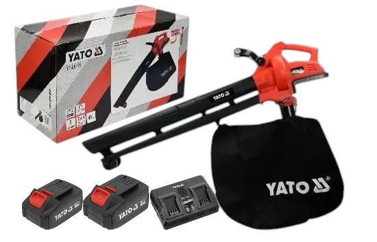 Порохотяг для листя акумулятотний x2-4 АГод: 12500 об/хв, продуктивність- 8 м³/хв, збірник- 45 л