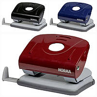 4345 NORMA Діркопробивач металевий  8см., 20арк., з лінійкою