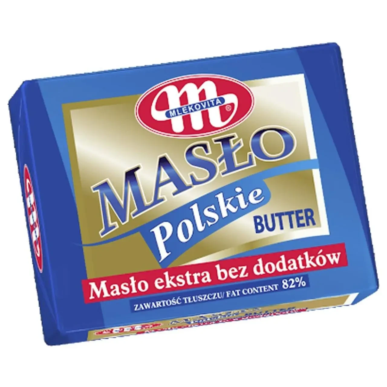Масло вершкове "Mlekovita" 82% 200г, Польща