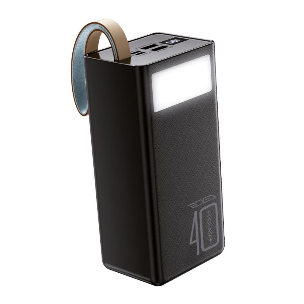 Універсальна Мобільна Батарея Power Bank Ridea RP-D40L+ Phoenix40+ PD/QC 3.0 20W digital display + lamp 40000