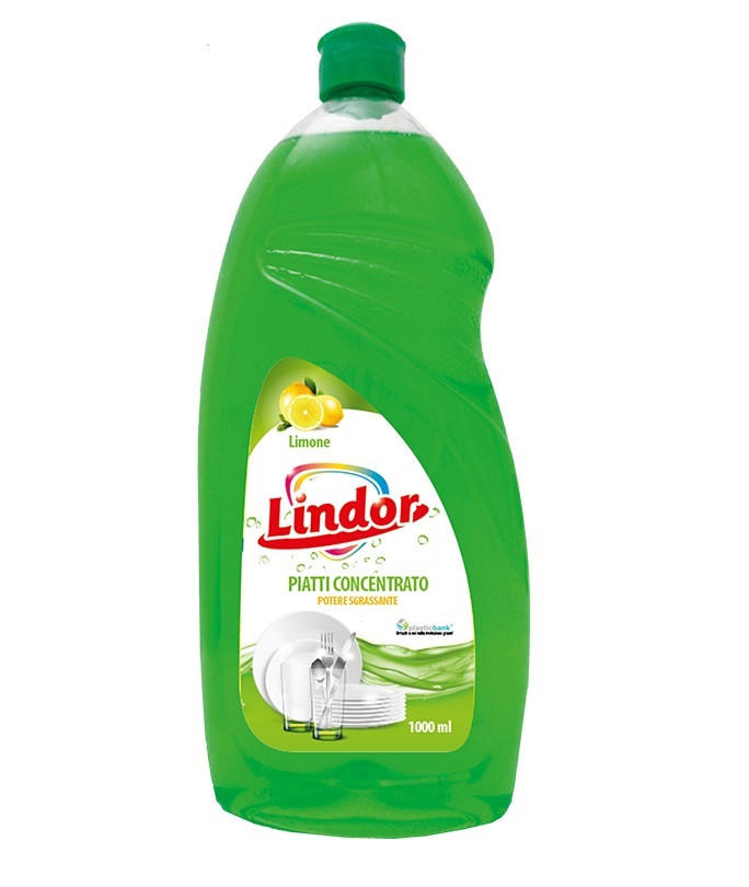 Засіб для миття посуду Lindor Лимон 1000 мл