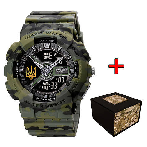 Awarder 005 Тризуб золото Camo Green, фото 1