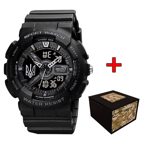 Awarder 005 Тризуб срібло Black, фото 1