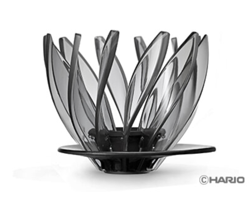 HARIO V60 02 Suiren 02  Black Пуровер для заварювання кави