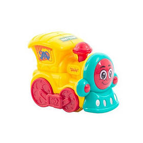 Дитяча іграшкова машинка "Паровозик" Baby Team 8620_паровозик_жовтий, Toyman
