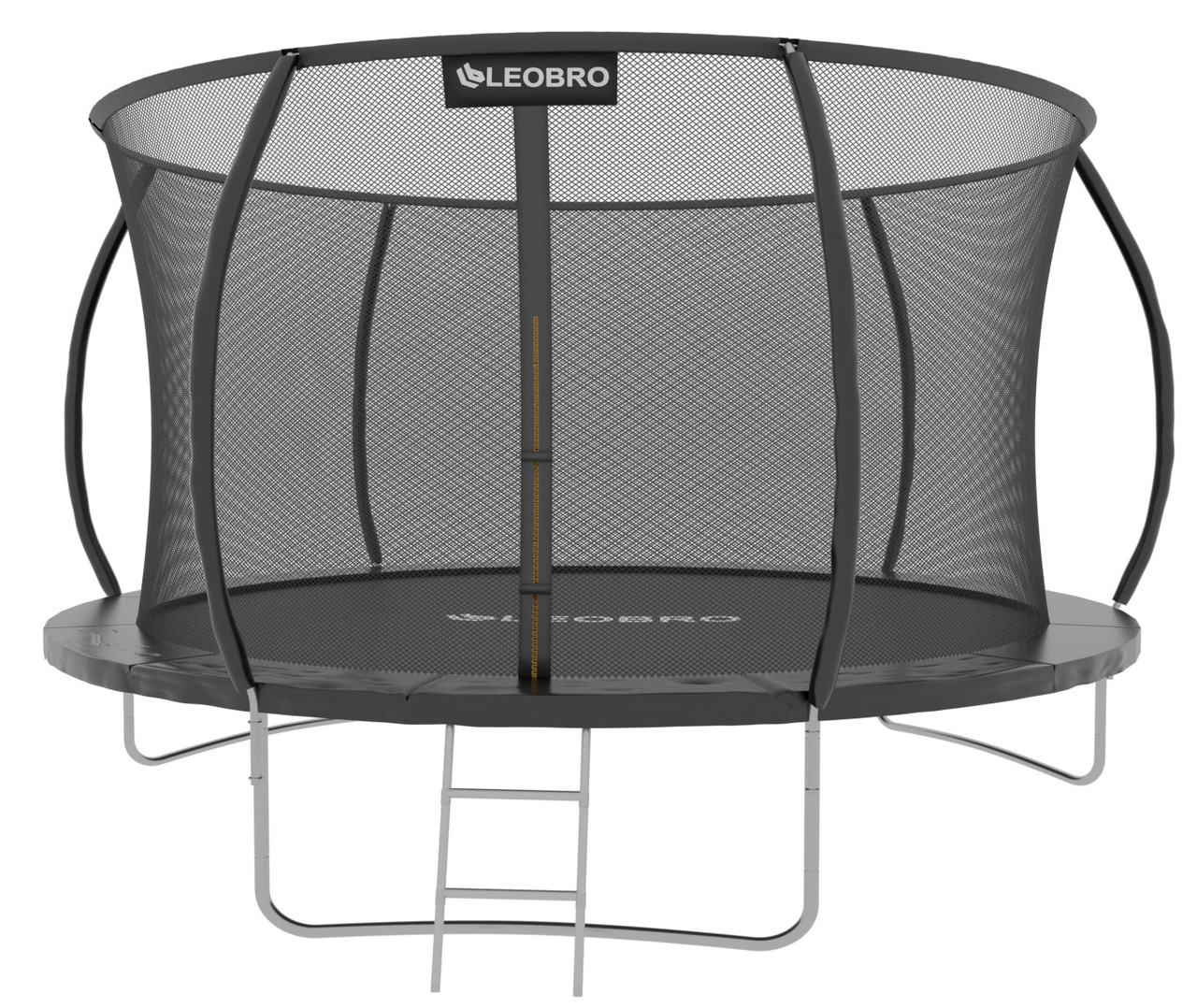 Батут із внутрішньою захисною сіткою 312 см LEOBRO Premium Pro 10FT BLACK