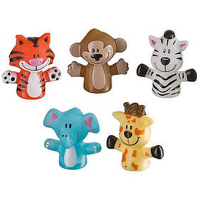 Дитячий набір іграшок на пальці "Весела малеча" Baby Team 8700_Сафари_с_обезьянкой, Toyman