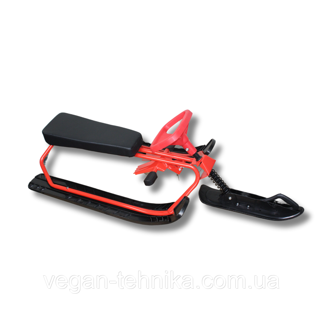 Санки-мотоцикл Prime Sport Snow Moto червоні, фото 1