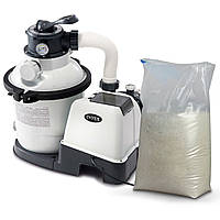 Насос з піщаним фільтром INTEX 26644 5700 л/год + 25 кг піску