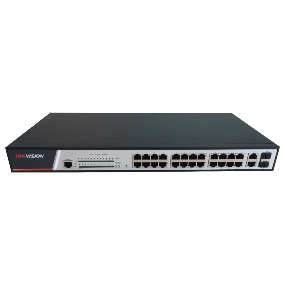 Hikvision DS-3E2326P PoE Комутатор 24 порти керований