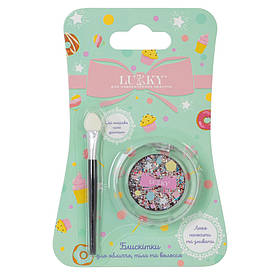 Дитячі блискітки для тіла та волосся Lukky T2277 з аплікатором, Toyman