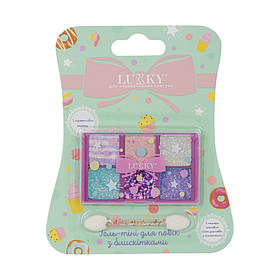 Дитяча палетка тіней Lukky T22787 пресовані 6 кольорів, Toyman